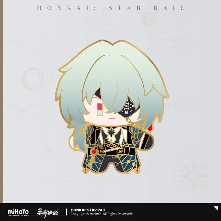 Honkai: Star Rail ★ Chibi Doll Wobbling Metal Badge - Anaxa