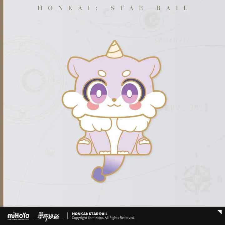 Honkai: Star Rail ★ Awoo Awoo Wobbling Metal Badge - Butterfly Cake