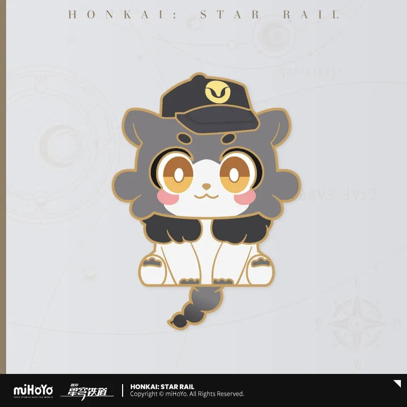 Honkai: Star Rail ★ Awoo Awoo Wobbling Metal Badge - Gray-mera