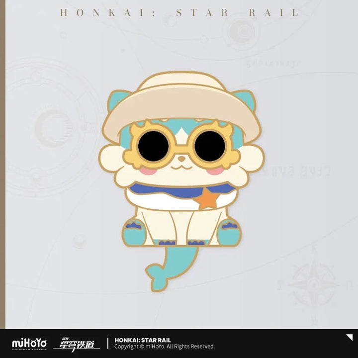 Honkai: Star Rail ★ Awoo Awoo Wobbling Metal Badge - Bubbles