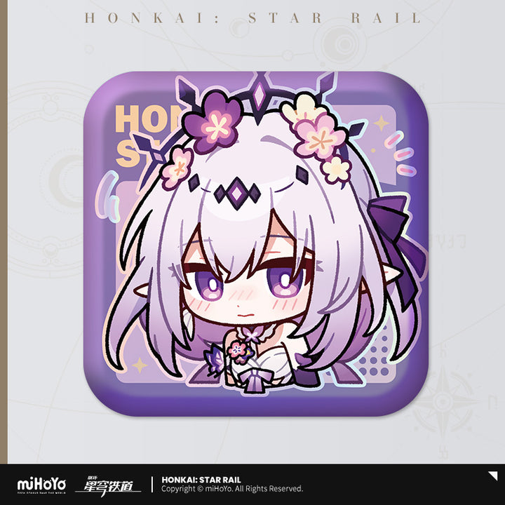 Honkai: Star Rail ★ Pom-Pom Gallery Square Tinplate Badge - Castorice