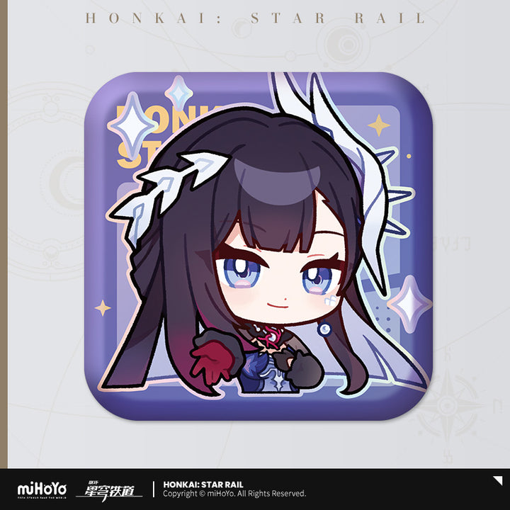 Honkai: Star Rail ★ Pom-Pom Gallery Square Tinplate Badge - Hysilens