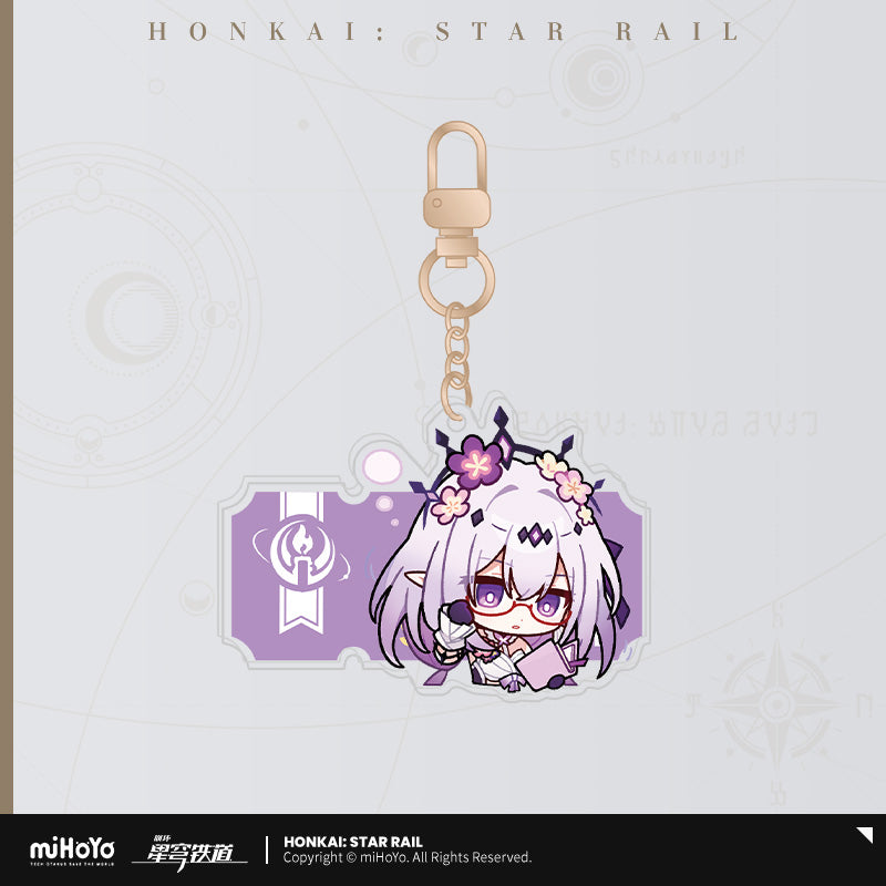 Honkai: Star Rail ★ Pom-Pom Gallery Acrylic Keychain - Castorice