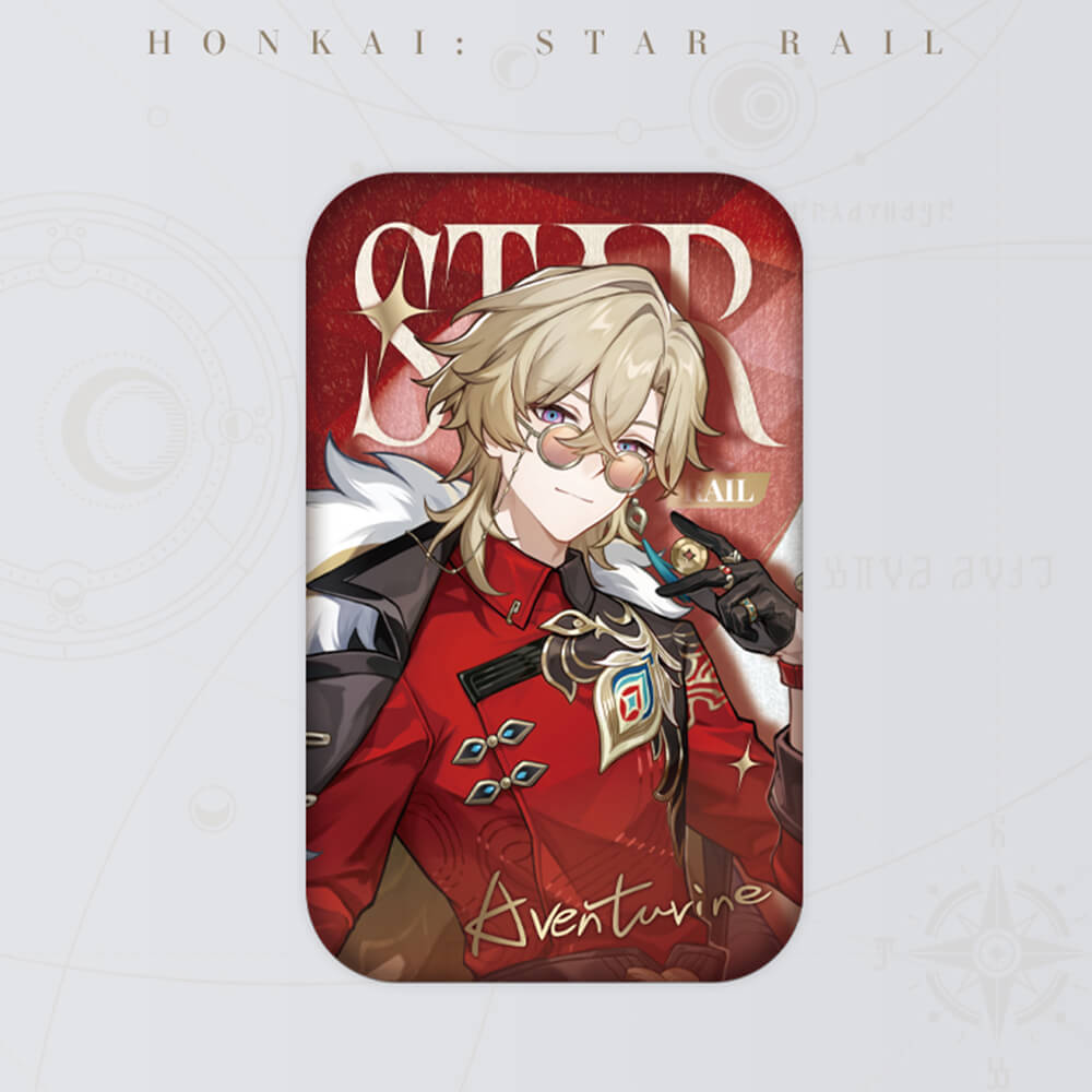 Honkai: Star Rail ★ Railway Journey Tinplate Badge - Aventurine
