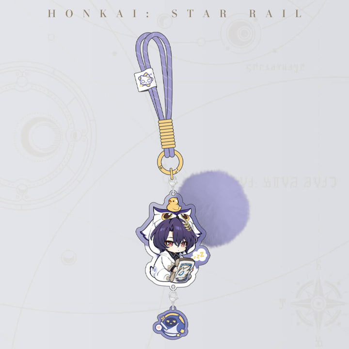 Honkai: Star Rail ★ Boys’ Dormitory Chibi Acrylic Keychain - Dr. Ratio