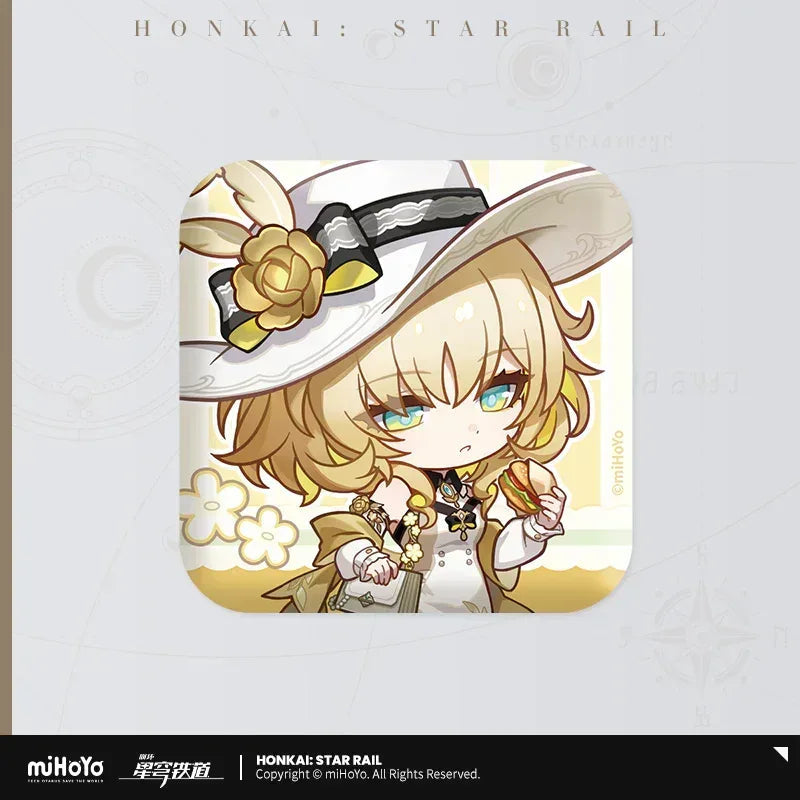 Honkai: Star Rail ★ Railway Journey Chibi Tinplate Badge - Aglaea