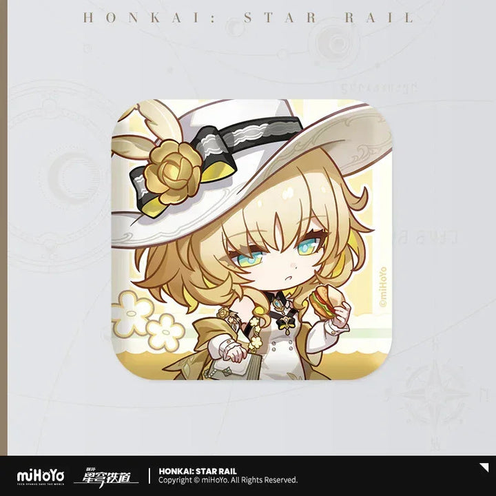 Honkai: Star Rail ★ Railway Journey Chibi Tinplate Badge - Aglaea
