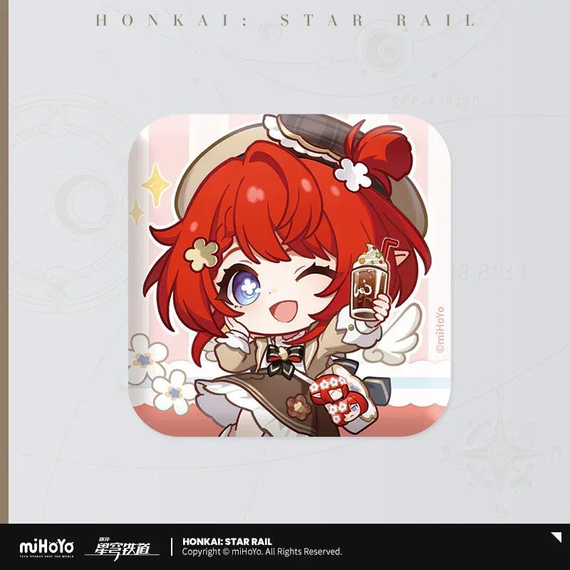 Honkai: Star Rail ★ Railway Journey Chibi Tinplate Badge - Tribbie