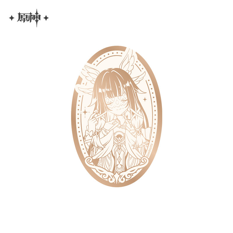 Genshin Impact ★ Anniversary Celebration Mirror-Finish Badge - Columbina (5th Anniversary)