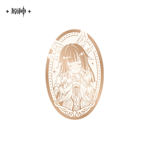 Genshin Impact ★ Anniversary Celebration Mirror-Finish Badge - Columbina (5th Anniversary)