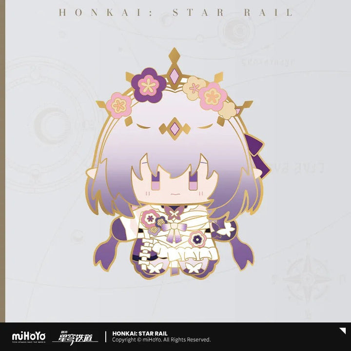 Honkai: Star Rail ★ Chibi Doll Wobbling Metal Badge - Castorice
