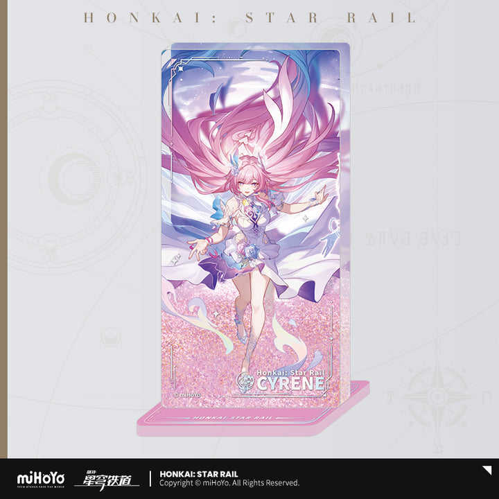 Honkai: Star Rail ★ Character Portrait Glitter Shaker Acrylic Display - Cyrene