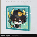 Honkai: Star Rail ★ Pom-Pom Gallery Acrylic Glitter Fridge Magnet - Dan Heng • Permansor Terrae