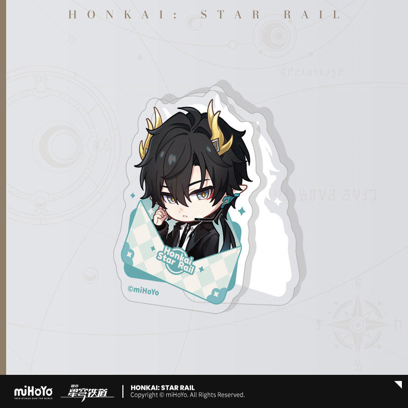Honkai: Star Rail ★ Medal of the Nameless Acrylic Clip - Dan Heng • Permansor Terrae
