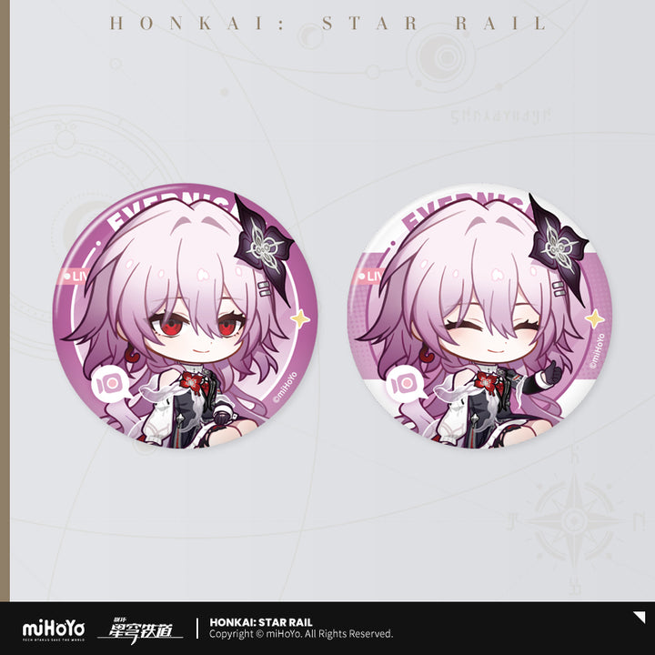 Honkai: Star Rail ★ Owlbert's Parlor Tinplate Badge Set - Evernight
