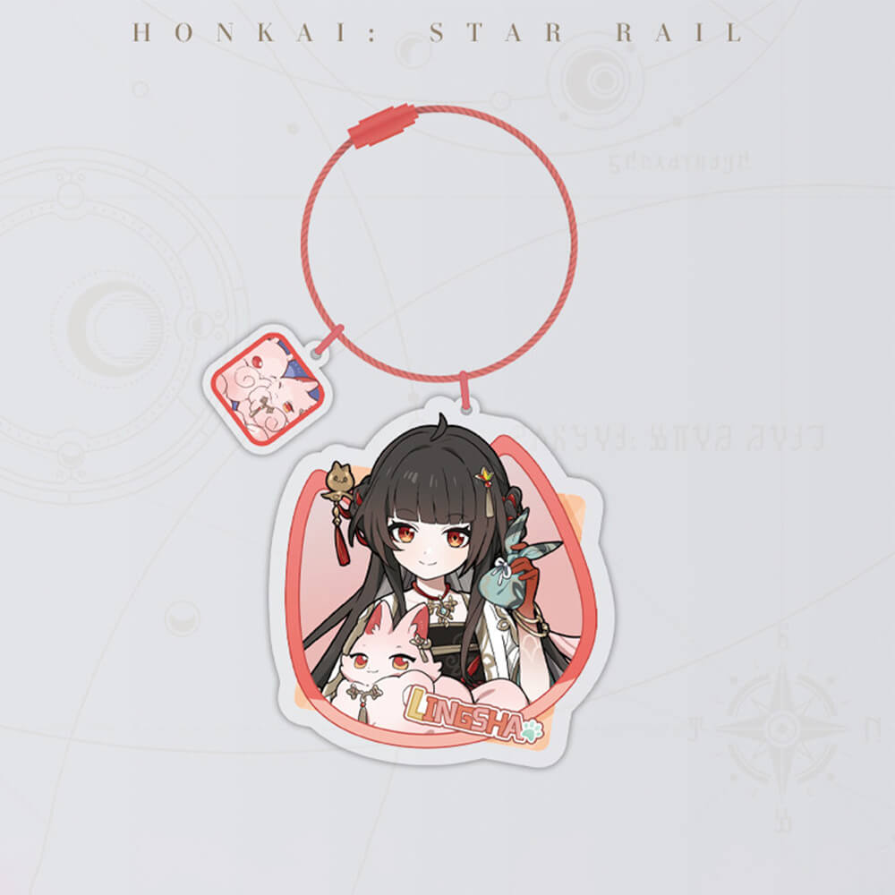 Honkai: Star Rail ★ Little Kitty Acrylic Keychain - Lingsha