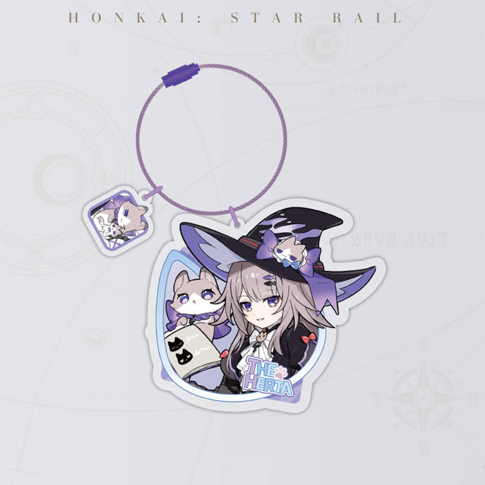 Honkai: Star Rail ★ Little Kitty Acrylic Keychain - The Herta
