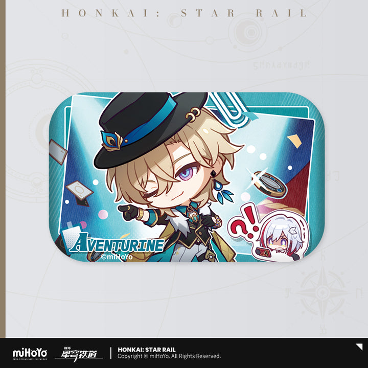 Honkai: Star Rail ★ Pom-Pom's Photo Album Tinplate Badge - Aventurine