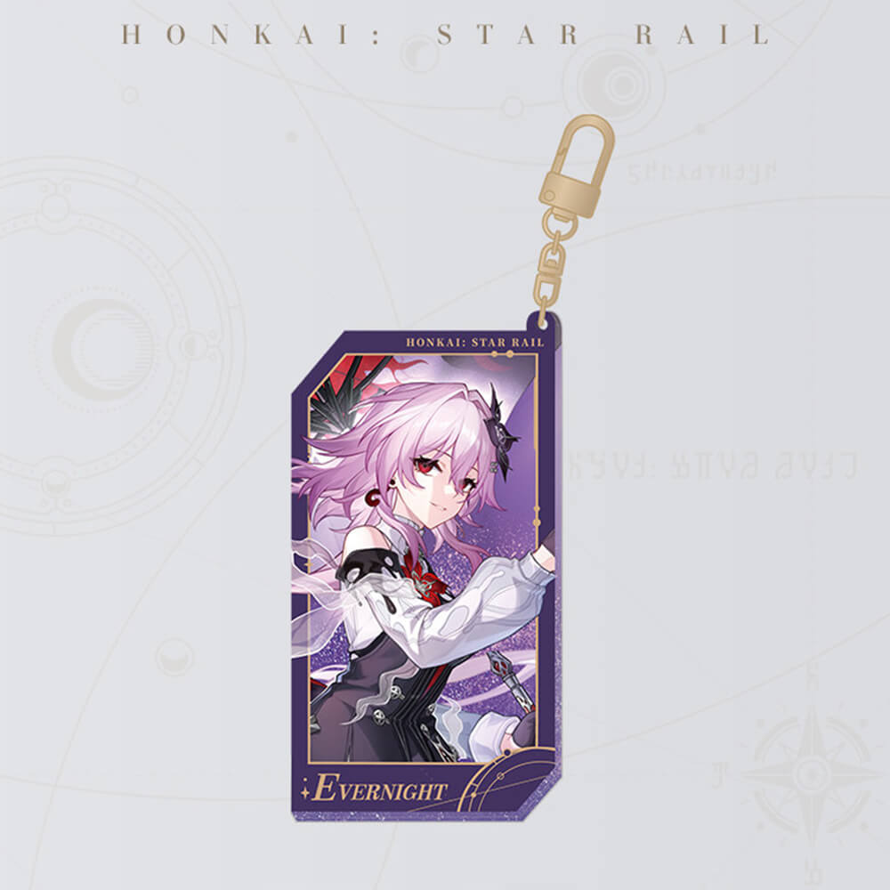 Honkai: Star Rail ★ All-Stars Invite Glitter Shaker Acrylic Keychain - Evernight