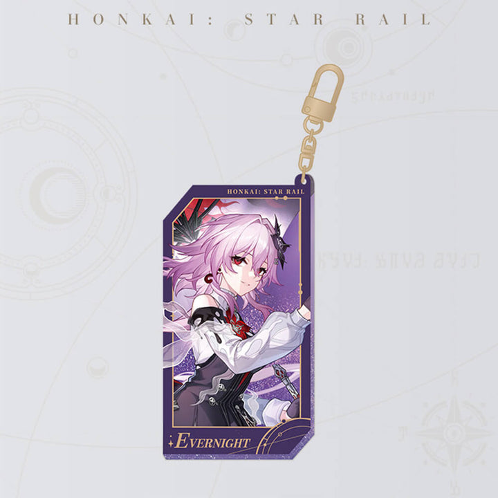Honkai: Star Rail ★ All-Stars Invite Glitter Shaker Acrylic Keychain - Evernight