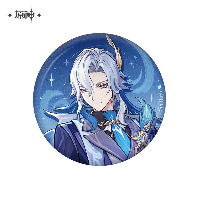 Genshin Impact ★ Teyvat Style: Melusent Gift Character Badge - Neuvillette