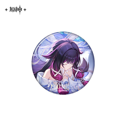 Genshin Impact ★ A Traveler on a Winter's Night Character Badge - Columbina