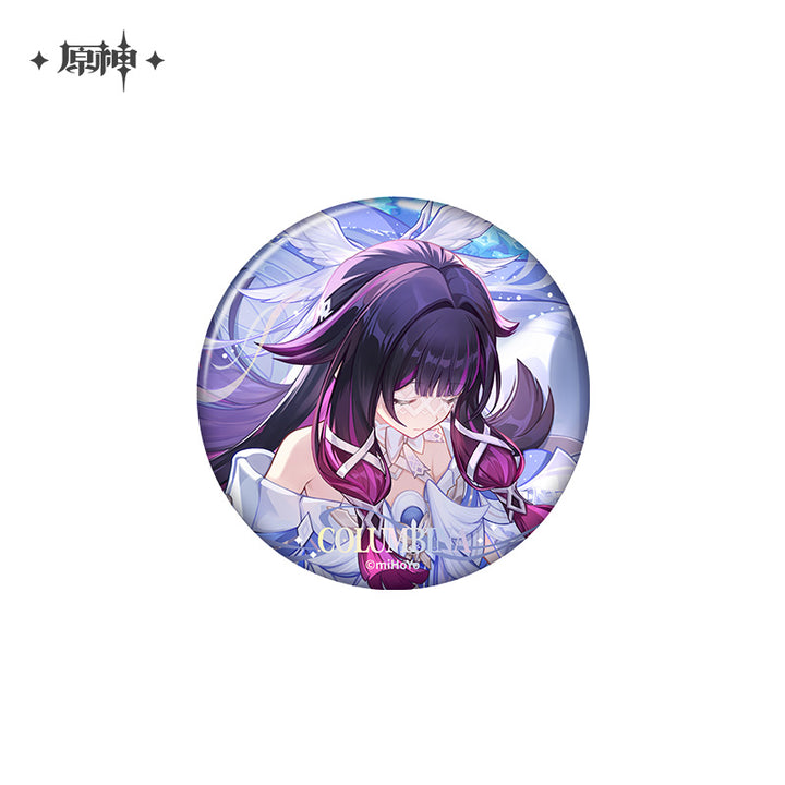 Genshin Impact ★ A Traveler on a Winter's Night Character Badge - Columbina