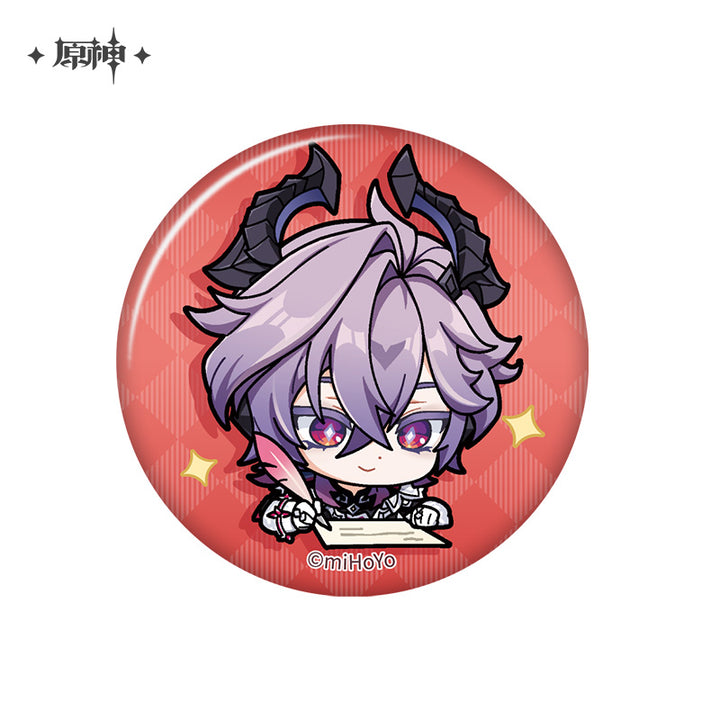 Genshin Impact ★ Chibi Emotes Character Badge - Durin