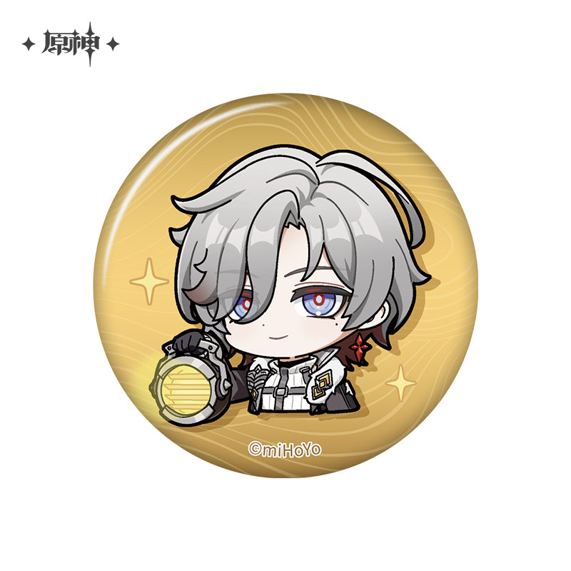 Genshin Impact ★ Chibi Emotes Character Badge - Illuga