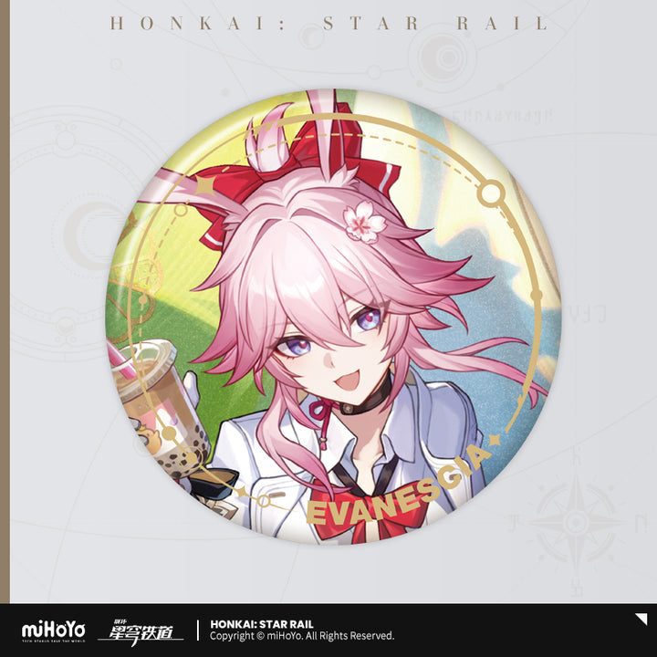 Honkai: Star Rail ★ Character Portrait Tinplate Badge - Evanescia