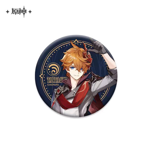 Genshin Impact ★ Character Artwork Badge - Tartaglia