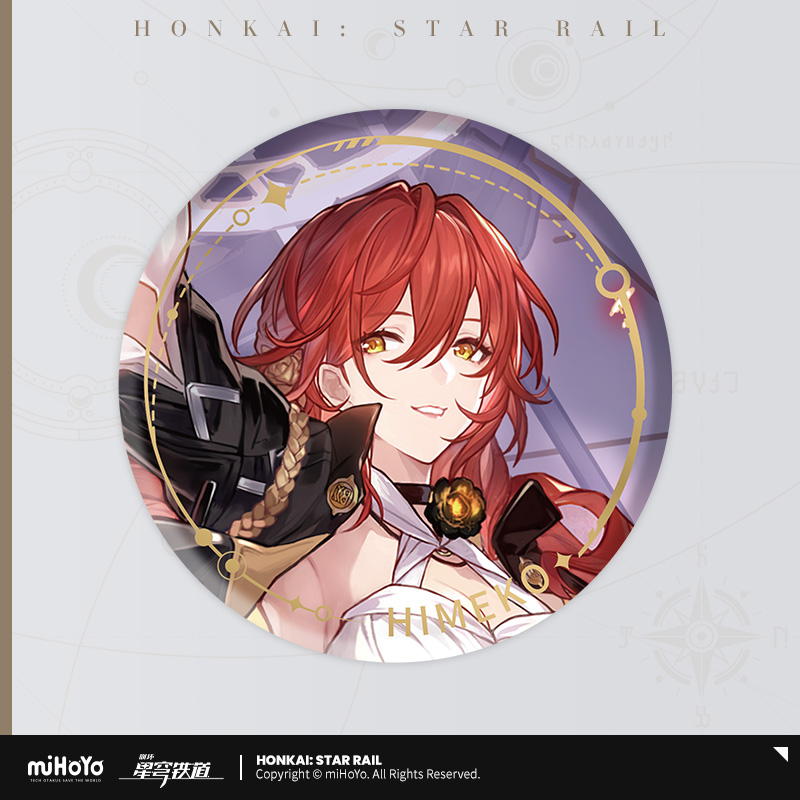 Honkai: Star Rail ★ Character Portrait Tinplate Badge - Himeko