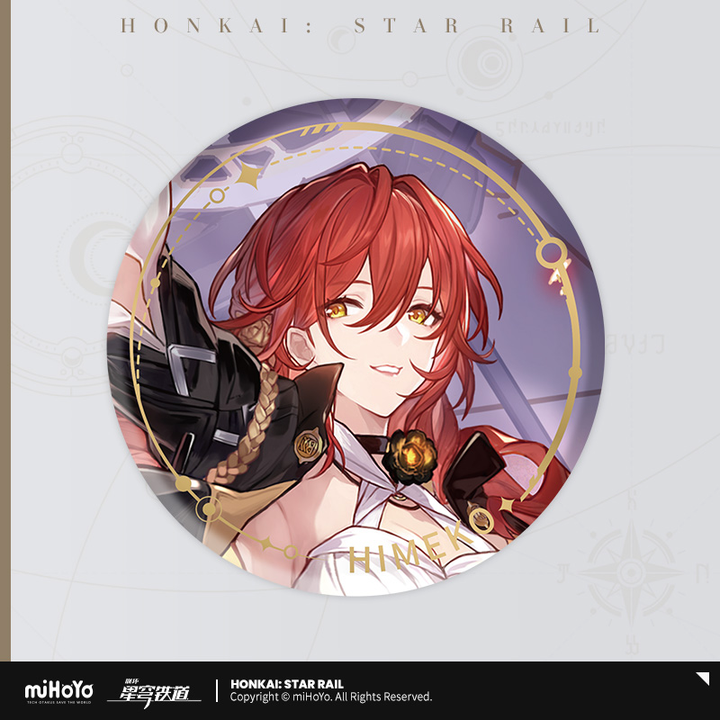 Honkai: Star Rail ★ Character Portrait Tinplate Badge - Himeko