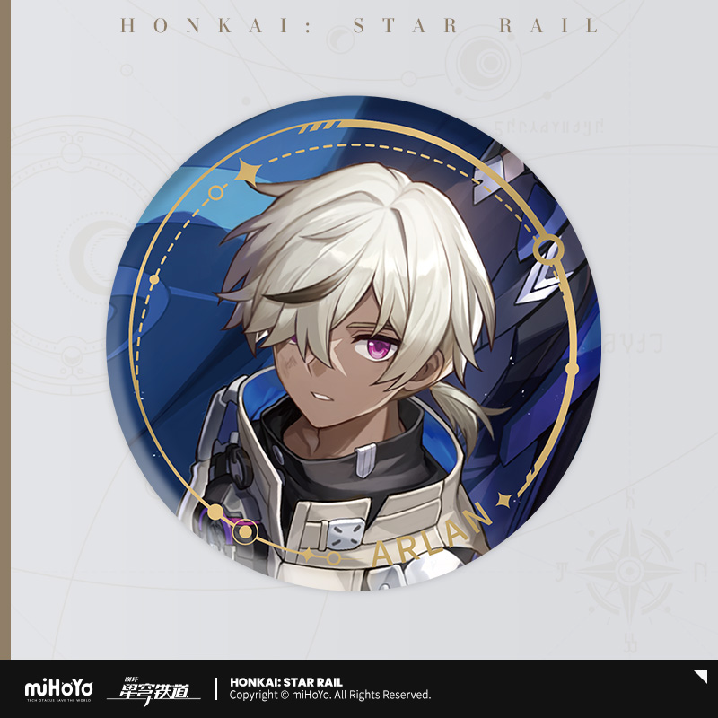 Honkai: Star Rail ★ Character Portrait Tinplate Badge - Arlan