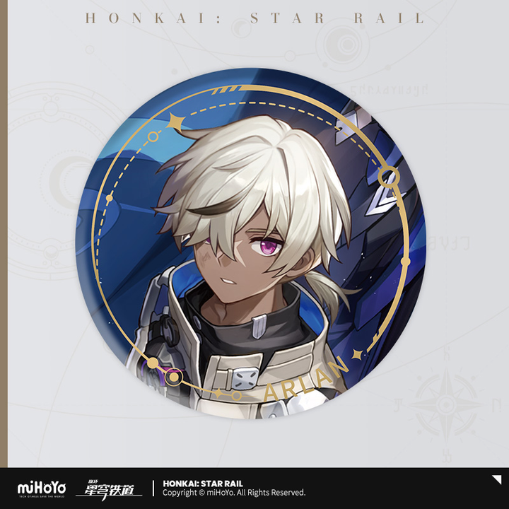 Honkai: Star Rail ★ Character Portrait Tinplate Badge - Arlan