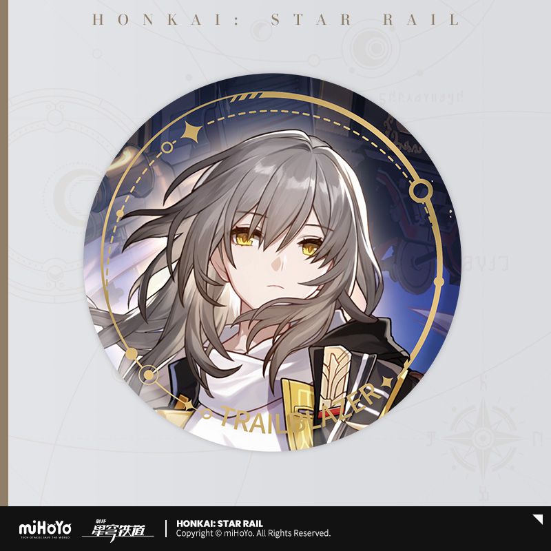 Honkai: Star Rail ★ Character Portrait Tinplate Badge - Trailblazer (Female)