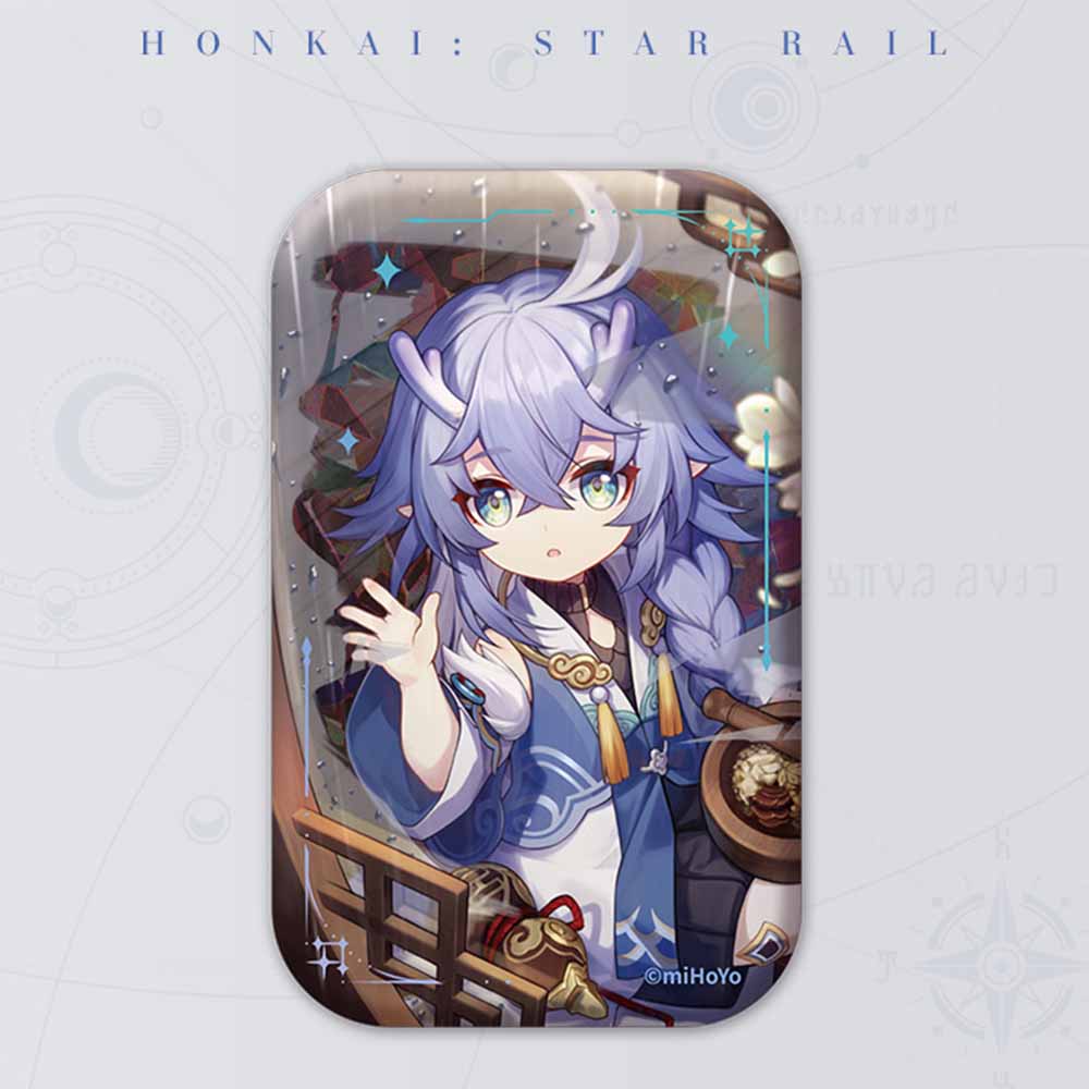 Honkai: Star Rail ★ Light Cone Tinplate Badge - Time Waits for No One