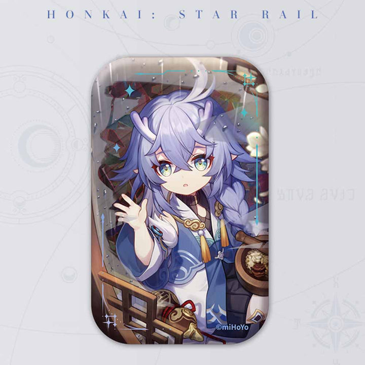 Honkai: Star Rail ★ Light Cone Tinplate Badge - Time Waits for No One