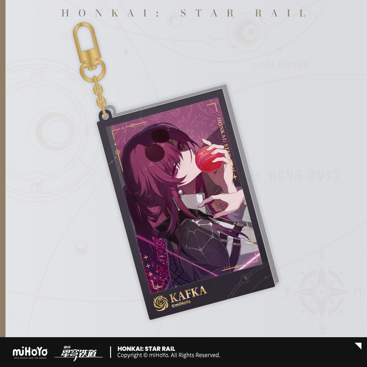 Honkai: Star Rail ★ Departure Countdown Glitter Shaker Acrylic Keychain - Kafka