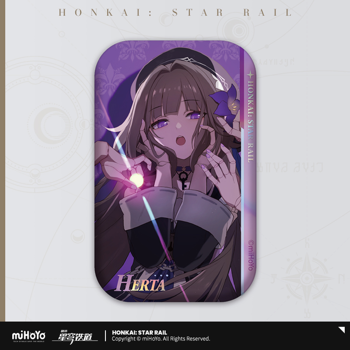 Honkai: Star Rail ★ Departure Countdown Tinplate Badge - Herta