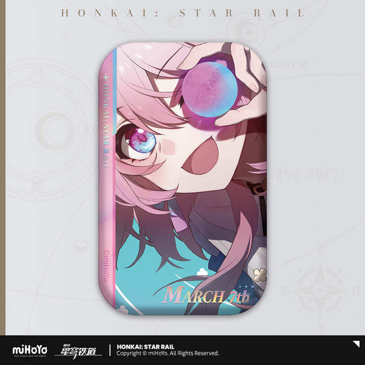Honkai: Star Rail ★ Departure Countdown Tinplate Badge - March 7th