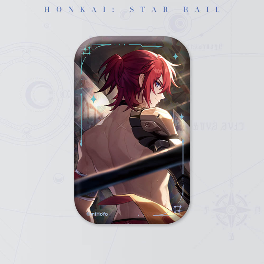 Honkai: Star Rail ★ Light Cone Tinplate Badge - Resolution Shines As Pearls of Sweat