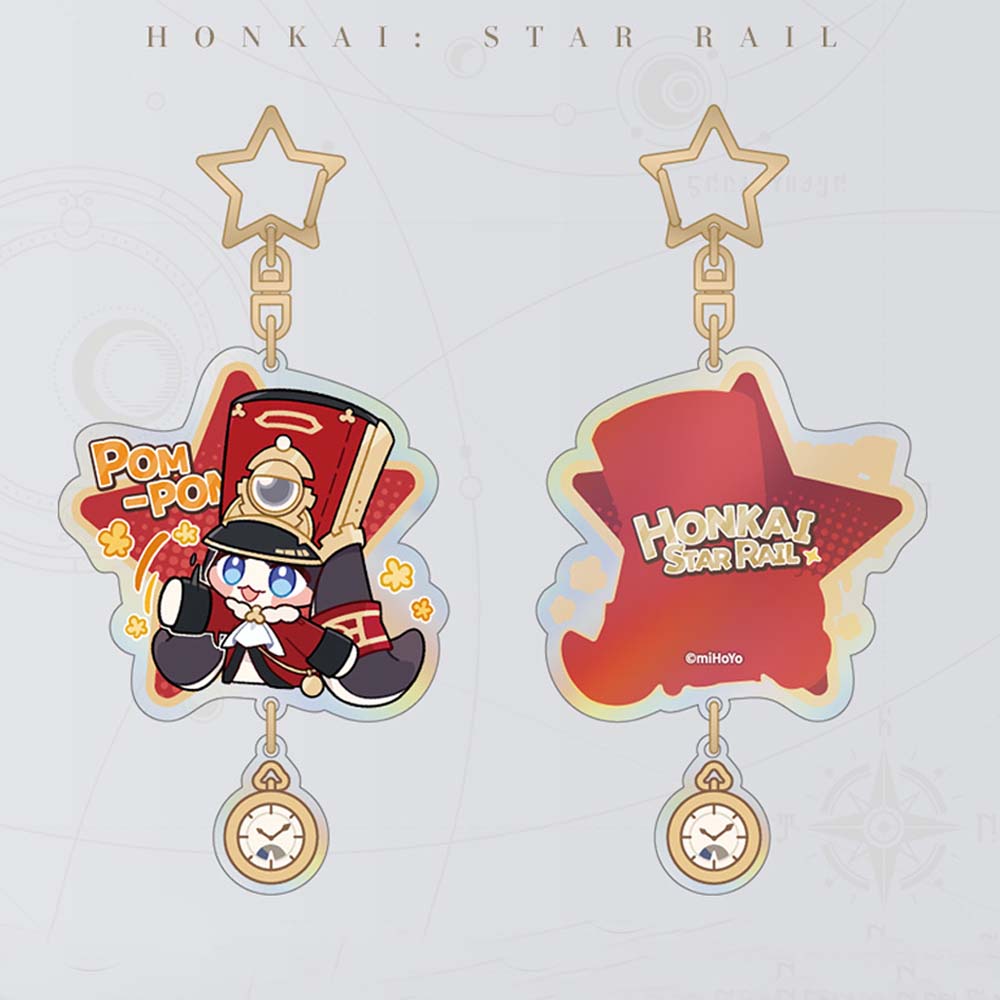 Honkai: Star Rail ★ Pom-Pom Gallery Acrylic Keychain - Pom-Pom - Hello