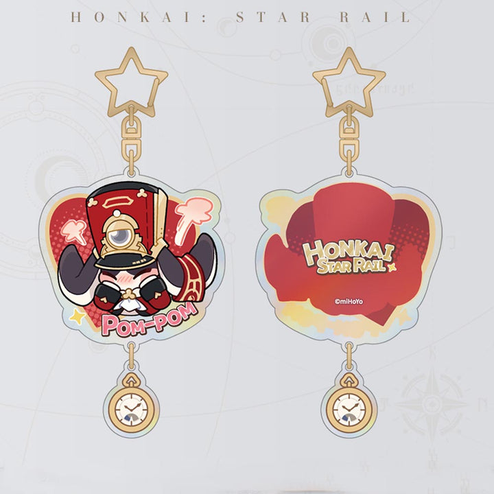 Honkai: Star Rail ★ Pom-Pom Gallery Acrylic Keychain - Pom-Pom - Shy