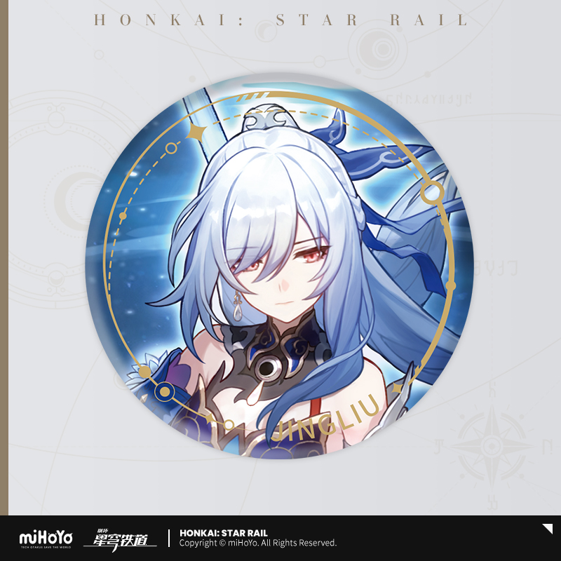 Honkai: Star Rail ★ Character Portrait Tinplate Badge - Jingliu